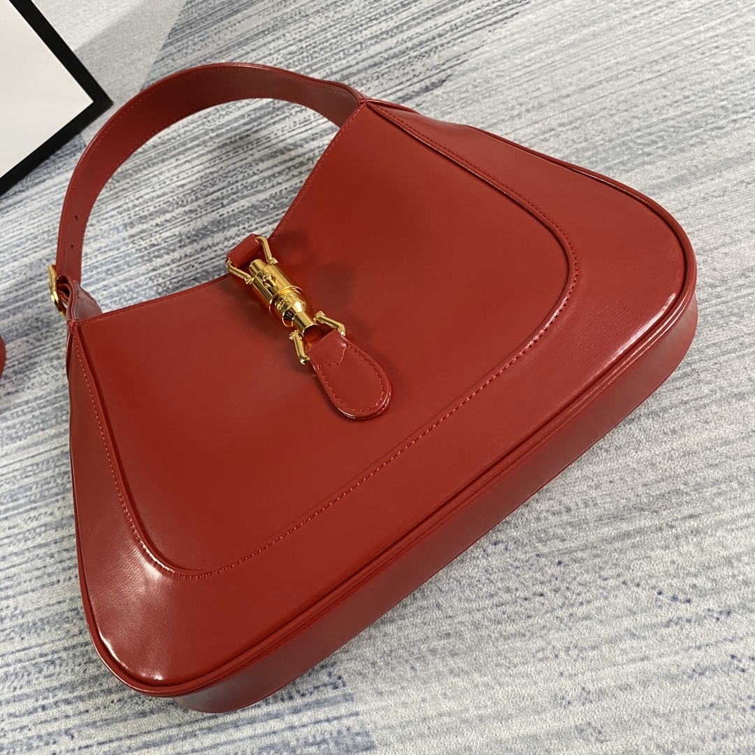 Gucci Jackie 1961 Small Shoulder Bag 636709 Red